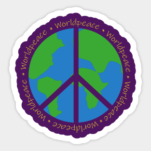 Worldpeace Sticker